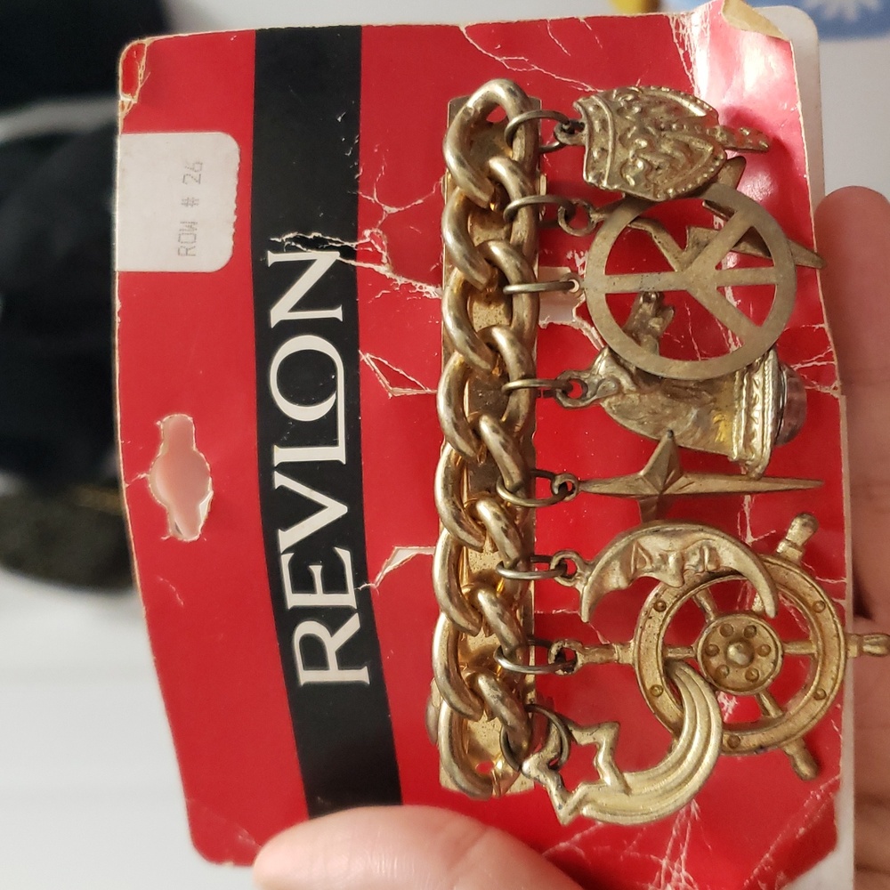 Revlon Gold Nautical Charm Hairpin